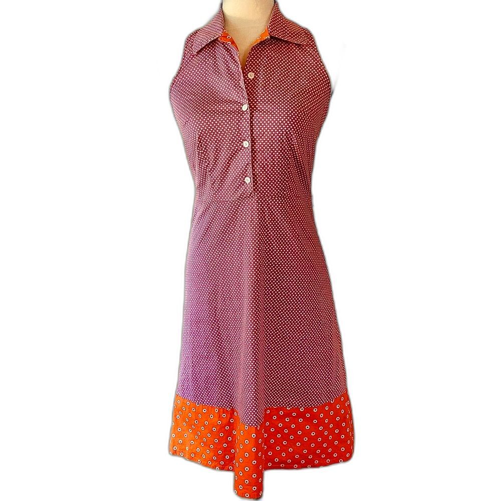 Isaac Mizrahi Cotton Shirt Dress Sz 4 D1